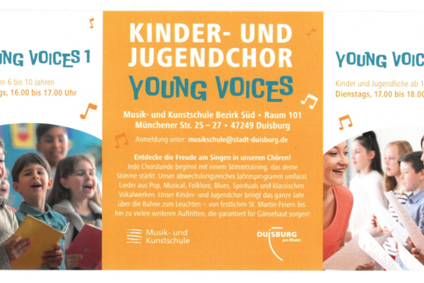 "Young Voices" Flyer