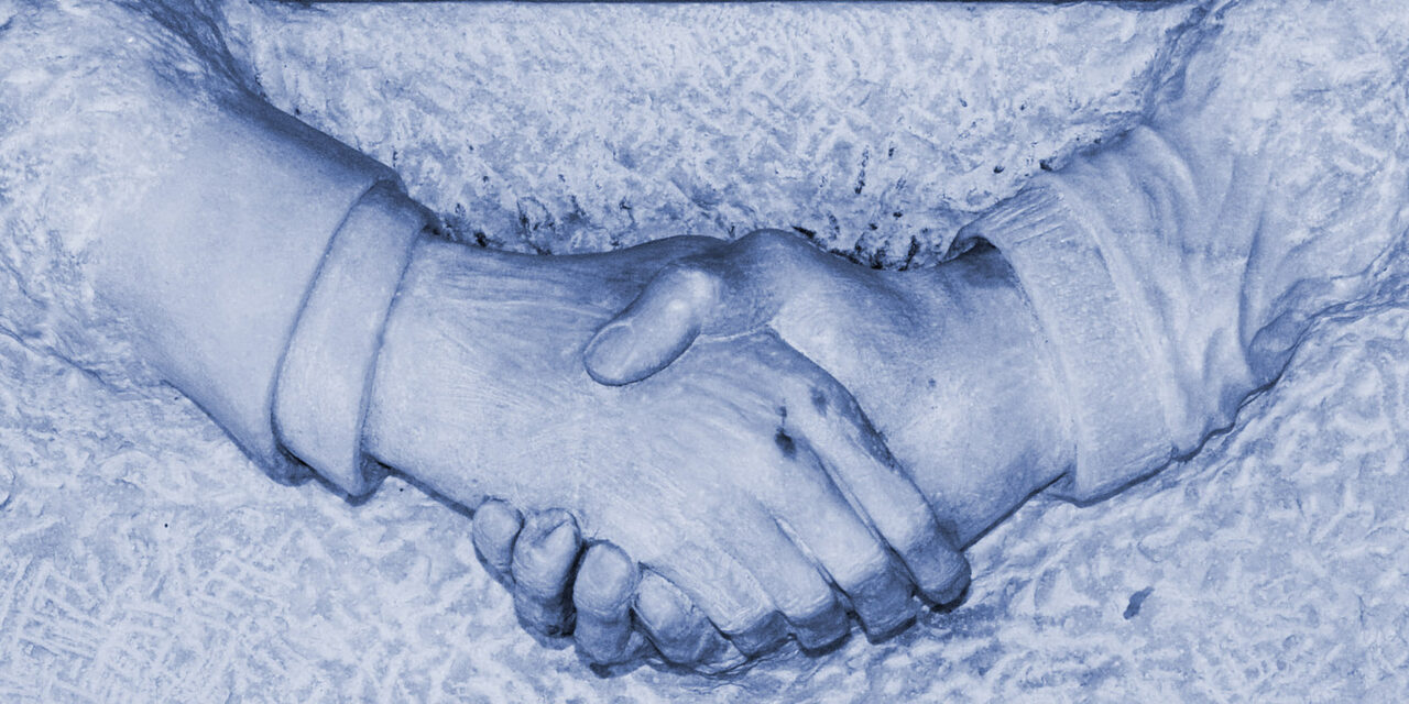 Hände werden gereicht